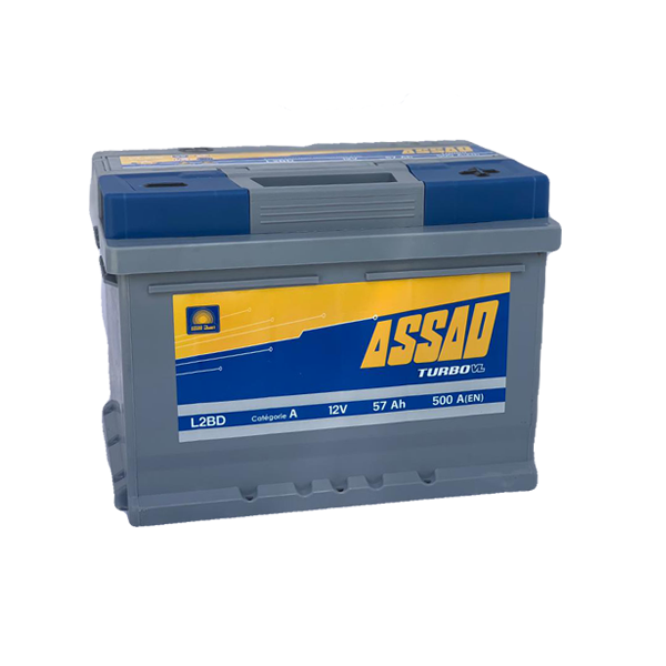 BATTERIE L2 DG ASSAD 500A 57AH 